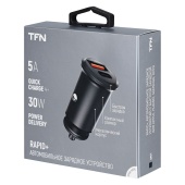 АЗУ TFN RAPID 30W QC/PD б/кабеля (black)