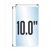 Защитное стекло универсальное 10" GLASS (145*253мм)