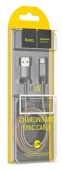 Дата кабель HOCO U5 Full-Metal для Apple  iPhone 5/6/7 серый