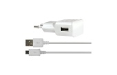 СЗУ Aksberry T42 Q3.0+ кабель micro USB белый