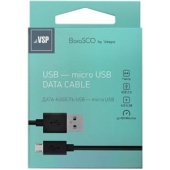 Дата кабель BoraSCO micro USB 2A (удлинённый коннектор)