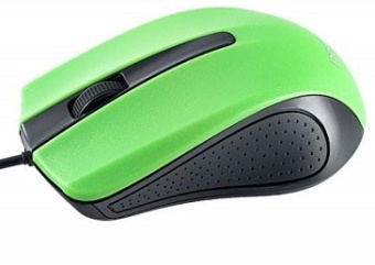 Мышь компьютерная Perfeo PF-353-OP-GN черно-зеленя