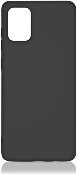 Силиконовый чехол Samsung М31 матовый черный BoraSCO
