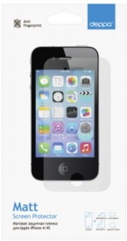 Защитная пленка для Apple iPhone 4/4S матовая Deppa